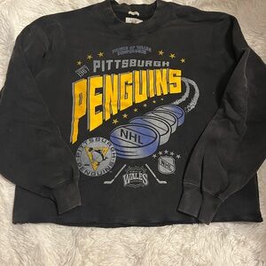 Abercrombie Vintage Pittsburgh Penguins NHL Sweatshirt